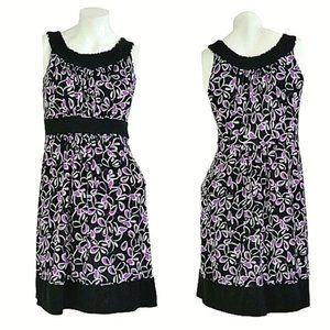 Intermission Pleated Sleeveless Mini A-Line Dress